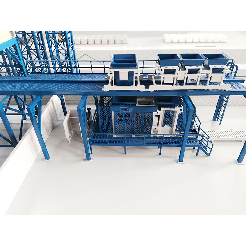 844 Pallet-Free Fixed Fully Automatic Block Production Line